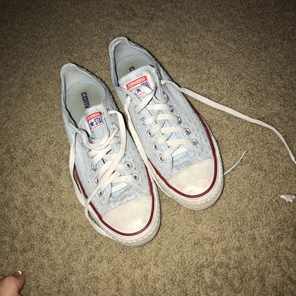 Light blue converse